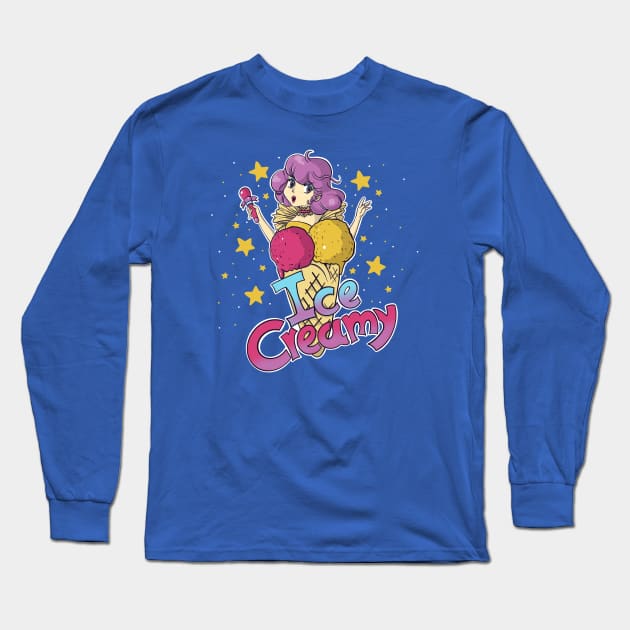 Ice Creamy Long Sleeve T-Shirt by Freecheese